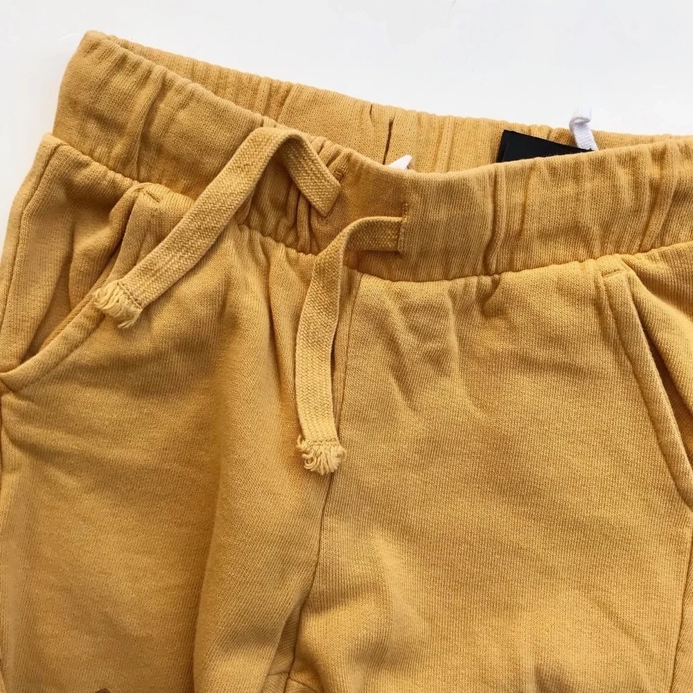 H&M yellow tiger face sweatsuit VGUC 6-9 months